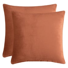 Berryl Teddy Sherpa Velvet European Pillowcases (Set of 2)